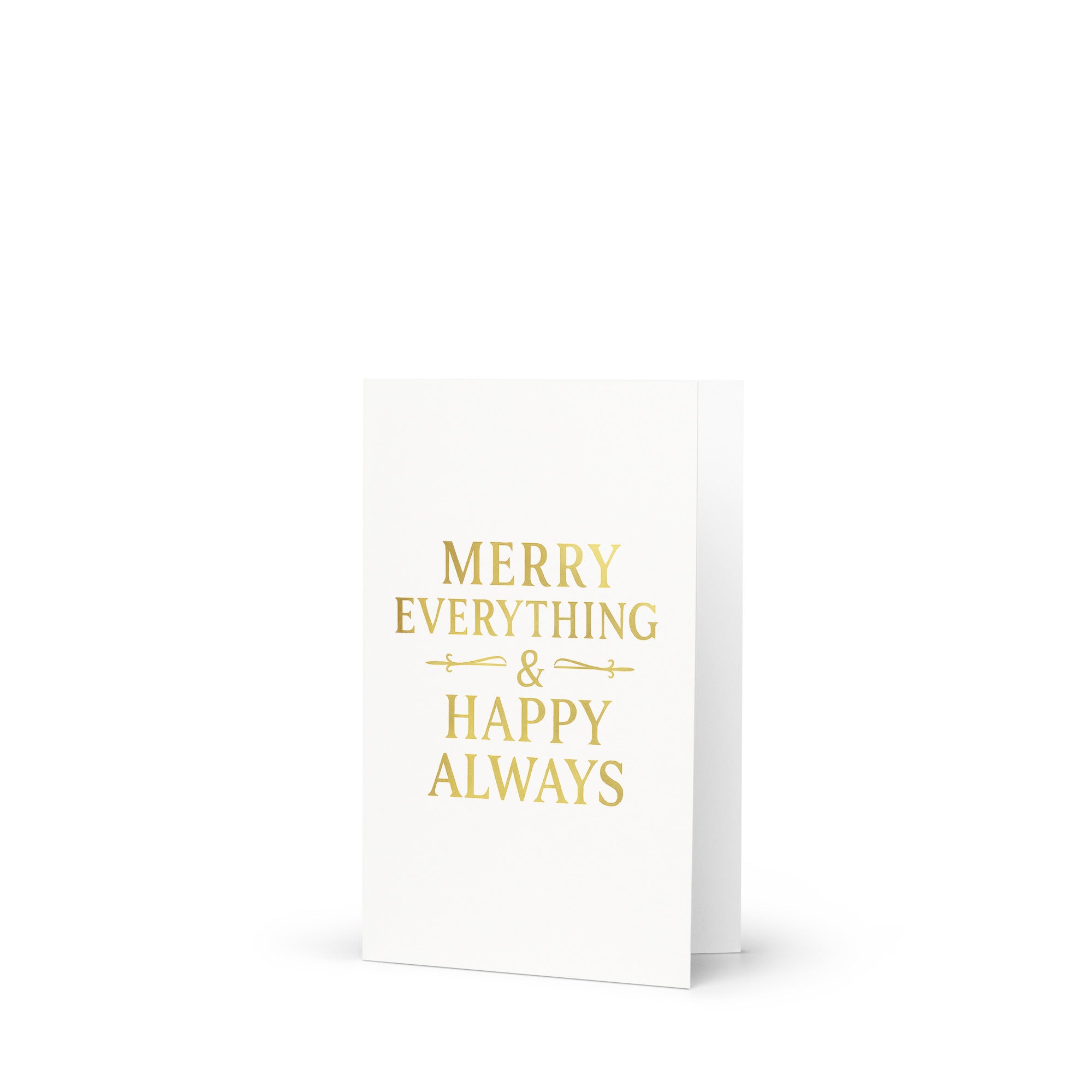 Merry Everything Happy Always - Grußkarte