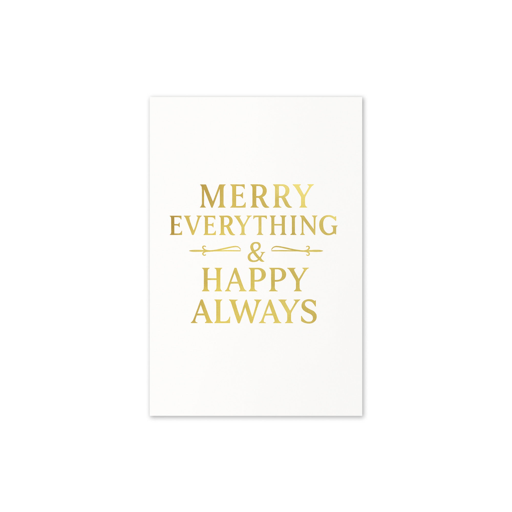 Merry Everything Happy Always - Grußkarte