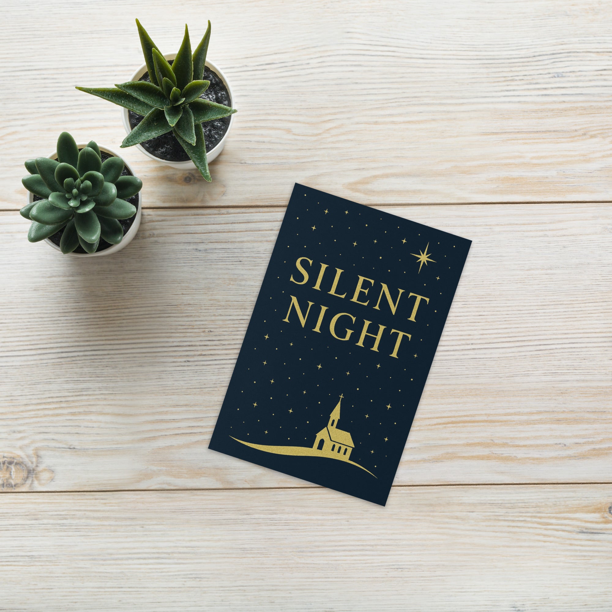 Silent Night - Grußkarte