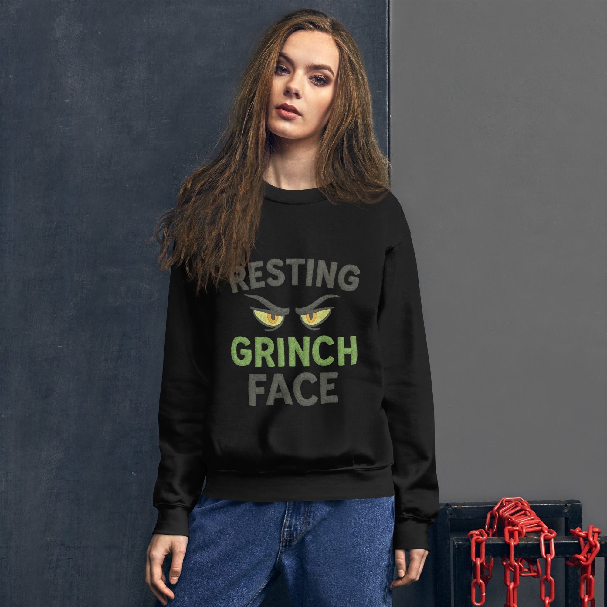 Resting Grinch Face - Pullover