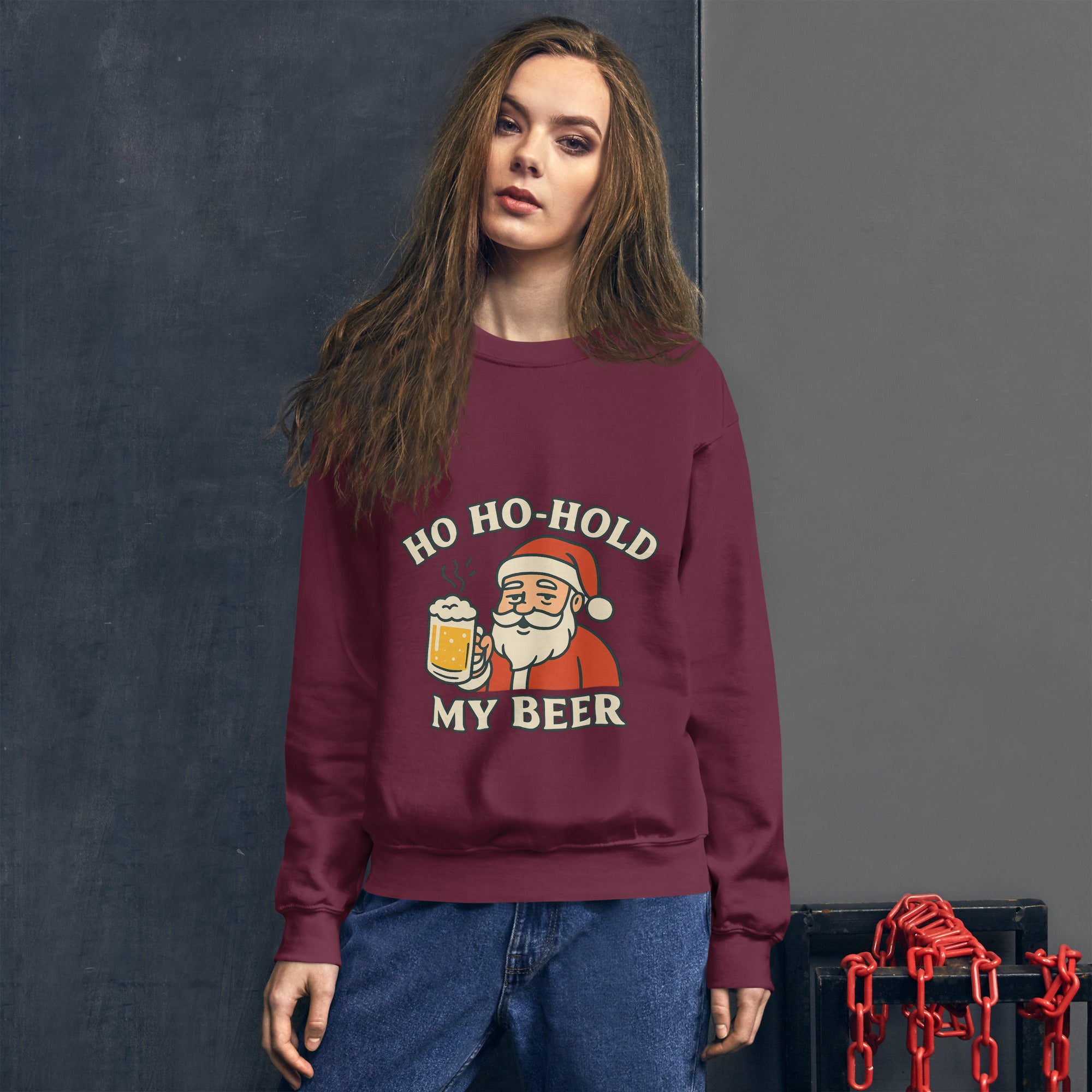 Ho Ho-Hold my Beer - Pullover