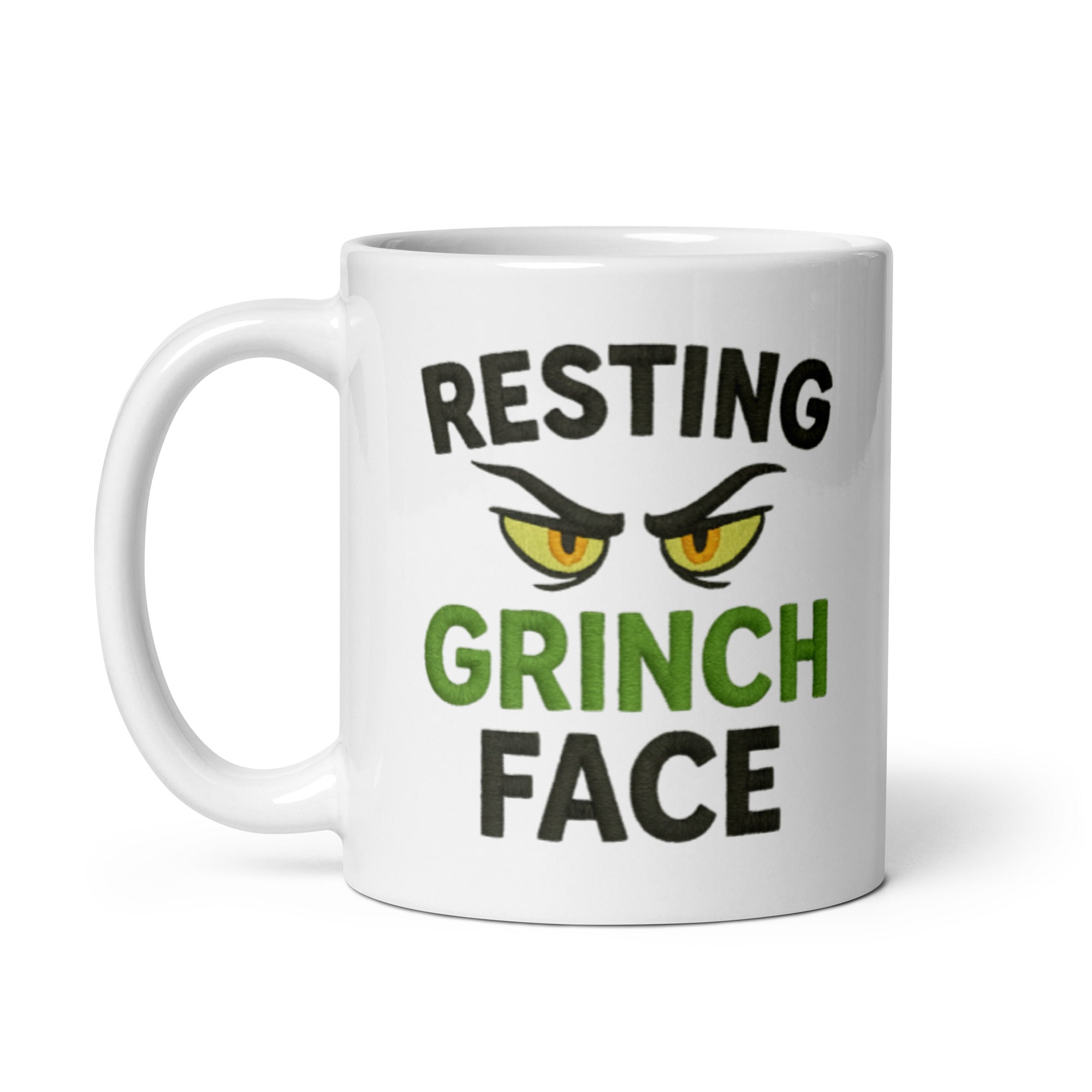 Resting Grinch Face - Tasse