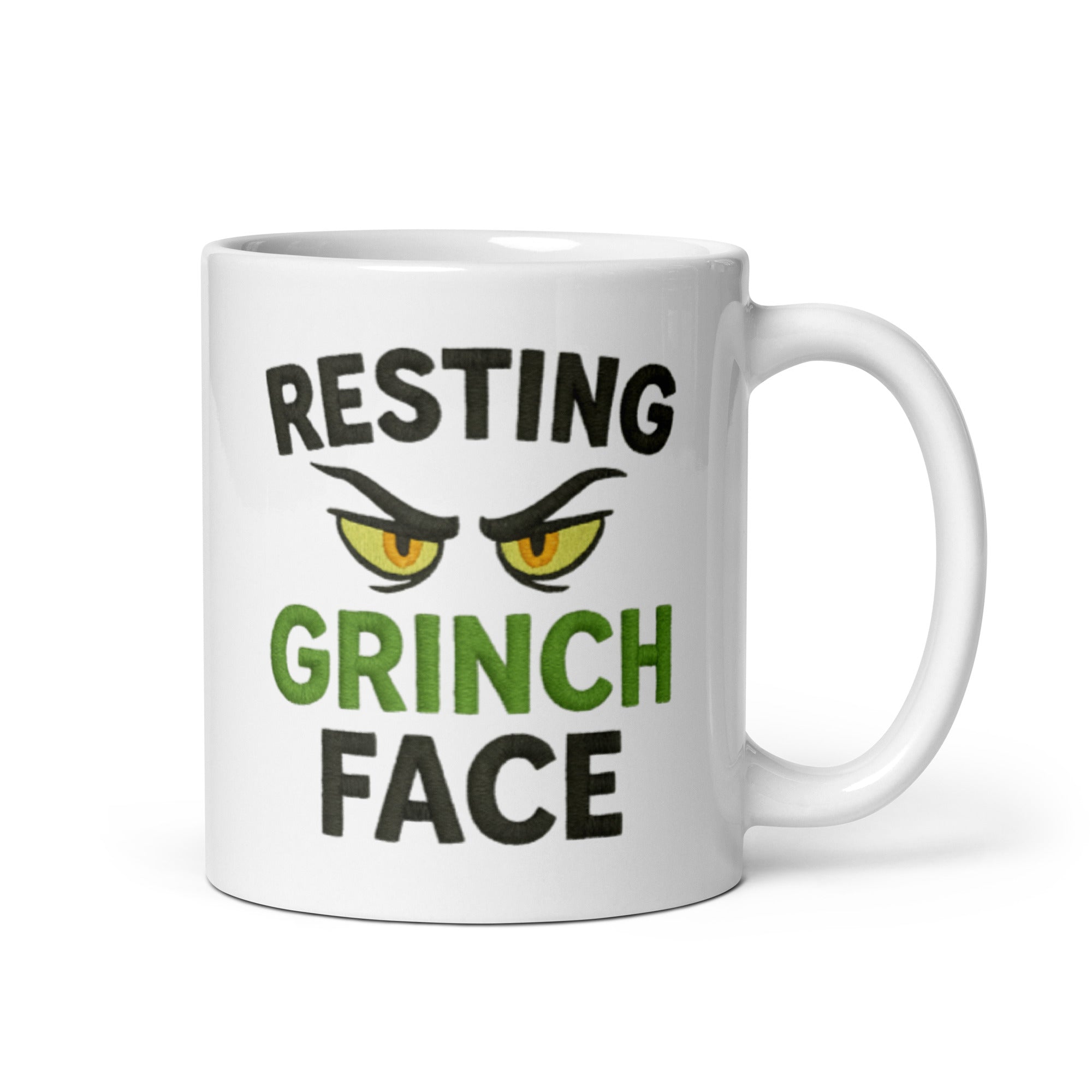 Resting Grinch Face - Tasse