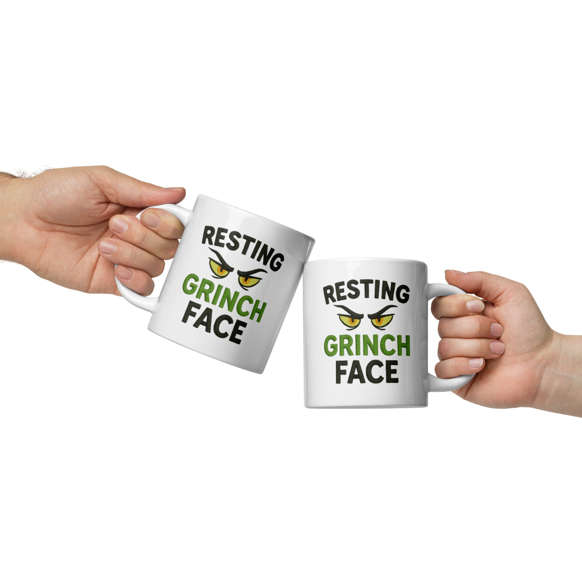 Resting Grinch Face - Tasse